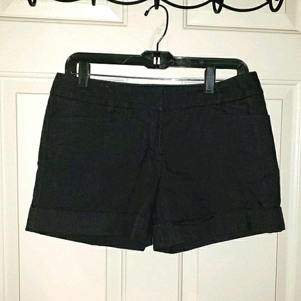 Express Dark Blue Denim-Like Shorts, Size 4R